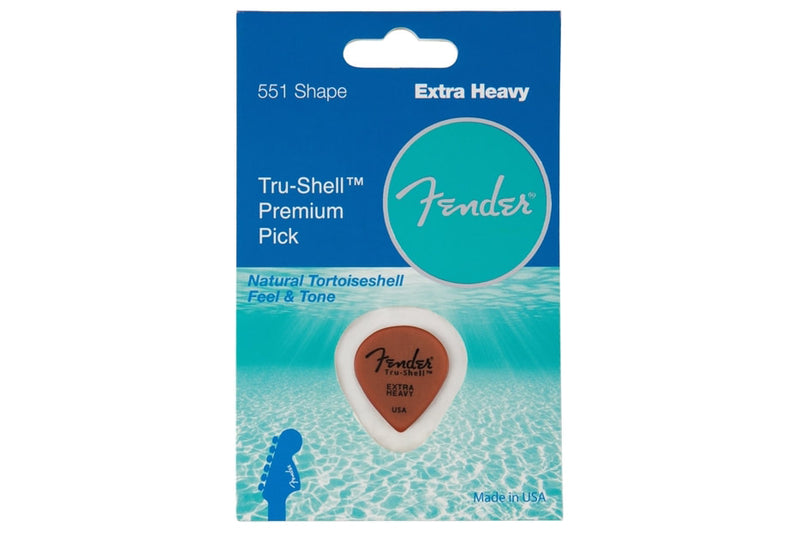 ปิ๊กกีต้าร์ FENDER® TRU-SHELL PICKS - 551 SHAPE - EXTRA HEAVY