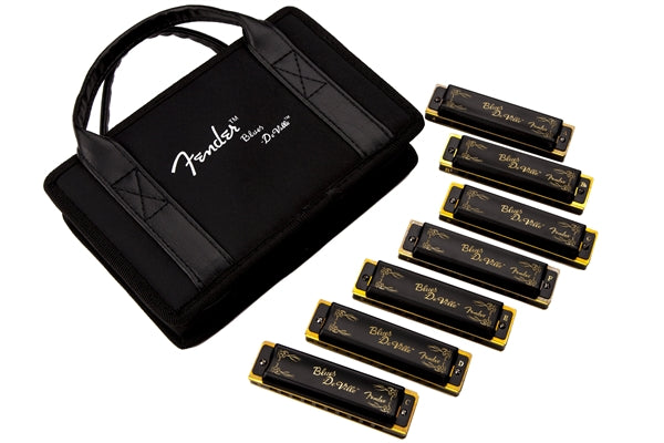 ฮาโมนิก้า เมาท์ออแกน Fender Blues Deville Harmonicas 7-Pack with Case