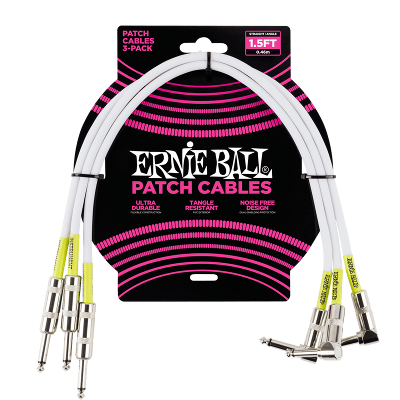 สายแจ็คกีต้าร์ Ernie Ball Patch Cables