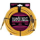 สายแจ็คกีต้าร์ Ernie Ball 25 Feet Straight / Angle Braided Instrument Cables