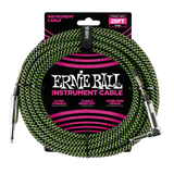 สายแจ็คกีต้าร์ Ernie Ball 25 Feet Straight / Angle Braided Instrument Cables