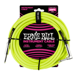 สายแจ็คกีต้าร์ Ernie Ball 25 Feet Straight / Angle Braided Instrument Cables