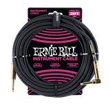 สายแจ็คกีต้าร์ Ernie Ball 25 Feet Straight / Angle Braided Instrument Cables