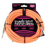 สายแจ็คกีต้าร์ Ernie Ball 25 Feet Straight / Angle Braided Instrument Cables