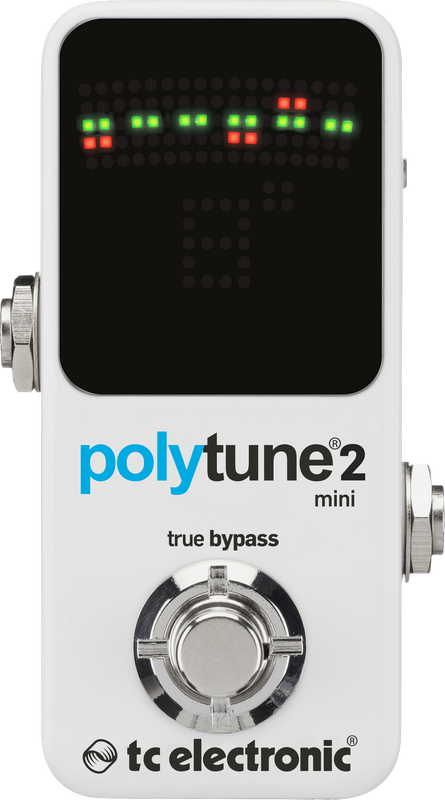 เครื่องตั้งสายกีต้าร์ จูนเนอร์กีต้าร์ TC Electronic Polytune 2 Mini