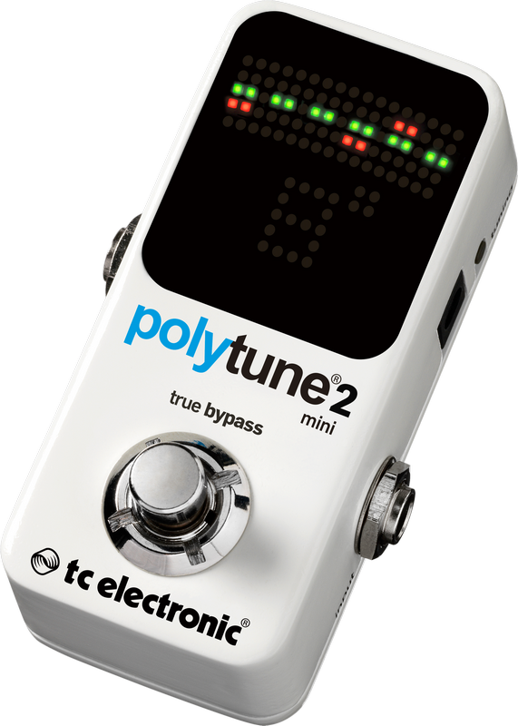 เครื่องตั้งสายกีต้าร์ จูนเนอร์กีต้าร์ TC Electronic Polytune 2 Mini