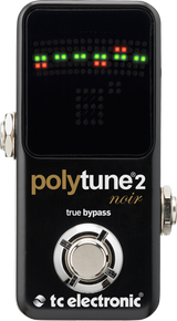 เครื่องตั้งสายกีต้าร์ จูนเนอร์กีต้าร์ TC Electronic Polytune 2 Noir