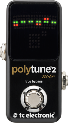 เครื่องตั้งสายกีต้าร์ จูนเนอร์กีต้าร์ TC Electronic Polytune 2 Noir