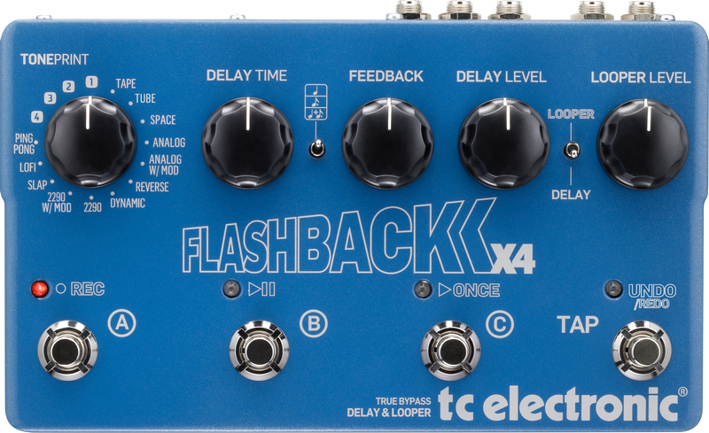 เอฟเฟคกีต้าร์ไฟฟ้า TC Electronic Flashback X4 Delay