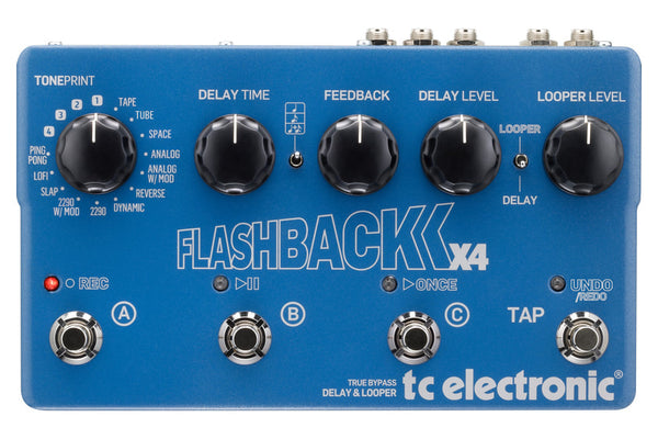 เอฟเฟคกีต้าร์ไฟฟ้า TC Electronic Flashback X4 Delay