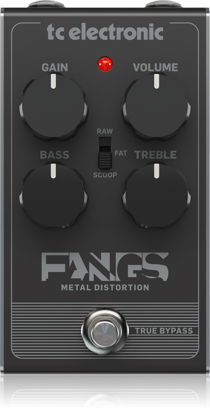 เอฟเฟคกีต้าร์ไฟฟ้า TC Electronic Fangs Metal Distortion