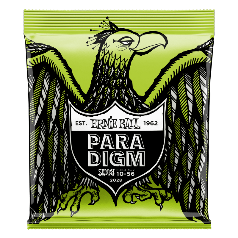 สายกีต้าร์ไฟฟ้า Ernie Ball REGULAR SLINKY PARADIGM 7-STRING ELECTRIC GUITAR STRINGS - 10-56 GAUGE