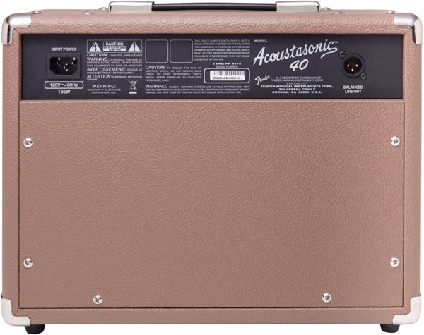 แอมป์กีต้าร์โปร่ง Fender Acoustasonic 40