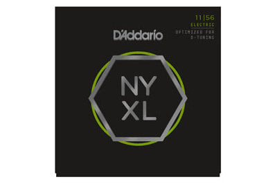 สายกีต้าร์ไฟฟ้า D'Addario NYXL1156 Nickel Wound, Medium Top / Extra-Heavy Bottom, 11-56