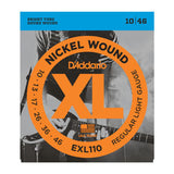 สายกีต้าร์ไฟฟ้า Daddario EXL110 Nickel Wound, Regular Light, 10-46