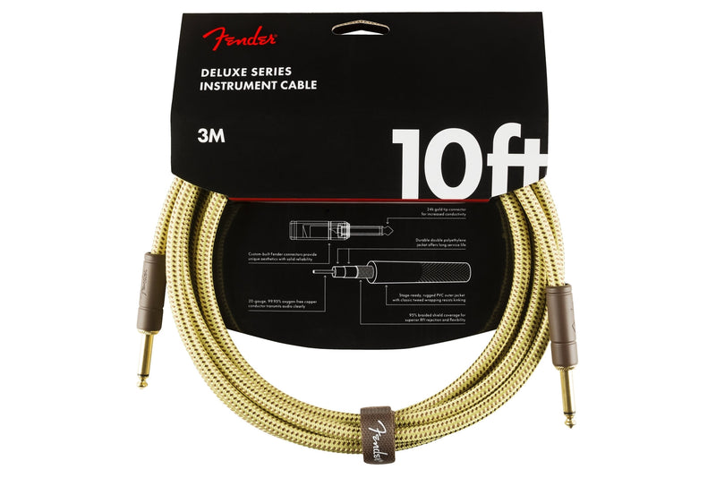 สายแจ็คกีต้าร์ FENDER DELUXE SERIES INSTRUMENT CABLE, TWEED (ตรง-ตรง)