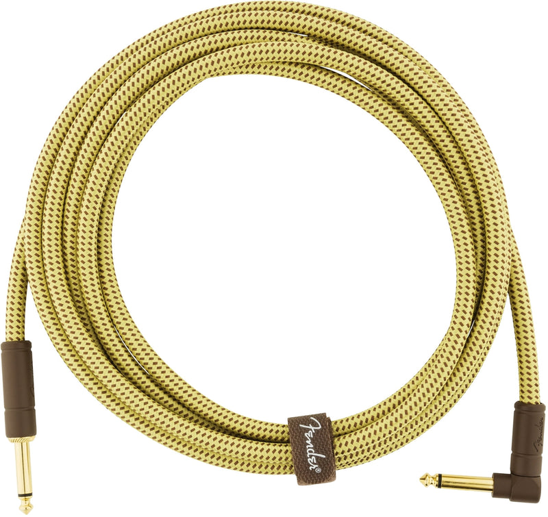 สายแจ็คกีต้าร์ FENDER DELUXE SERIES INSTRUMENT CABLE, TWEED (ตรง-งอ)