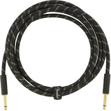 สายแจ็คกีต้าร์ FENDER DELUXE SERIES INSTRUMENT CABLE, BLACK TWEED (ตรง-ตรง)