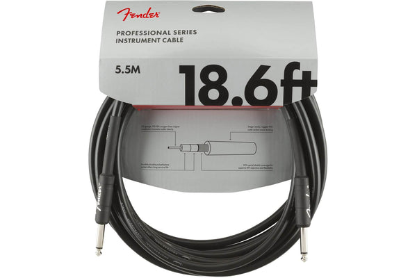 สายแจ็คกีต้าร์ FENDER PROFESSIONAL SERIES INSTRUMENT CABLE (ตรง-ตรง)