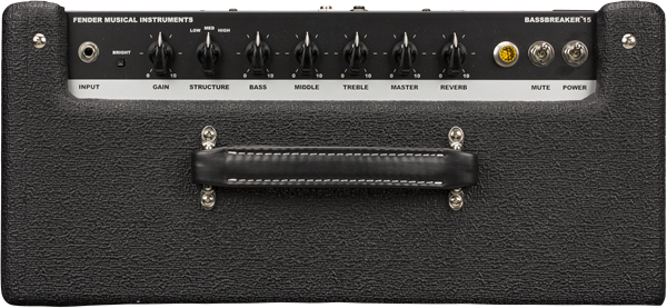 แอมป์กีต้าร์ไฟฟ้า Fender Bassbreaker™ 15 Combo, Midnight Oil