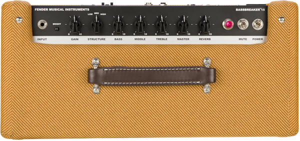 แอมป์กีต้าร์ไฟฟ้า Fender Limited Edition Bassbreaker™ 15 Combo, Lacquered Tweed