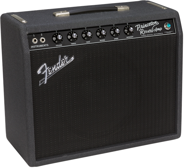 แอมป์กีต้าร์ไฟฟ้า Fender Limited Edition '68 Princeton®, Black Lacquered Tweed