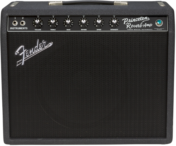 แอมป์กีต้าร์ไฟฟ้า Fender Limited Edition '68 Princeton®, Black Lacquered Tweed