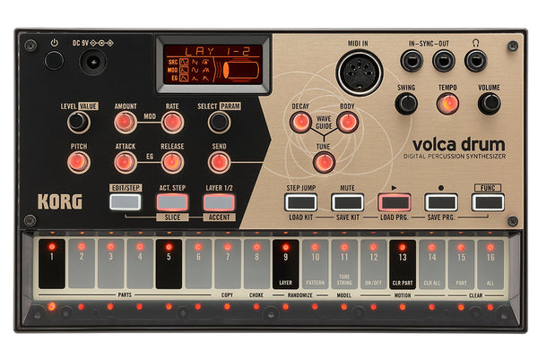 ซินธิไซเซอร์ KORG VOLCA DRUM