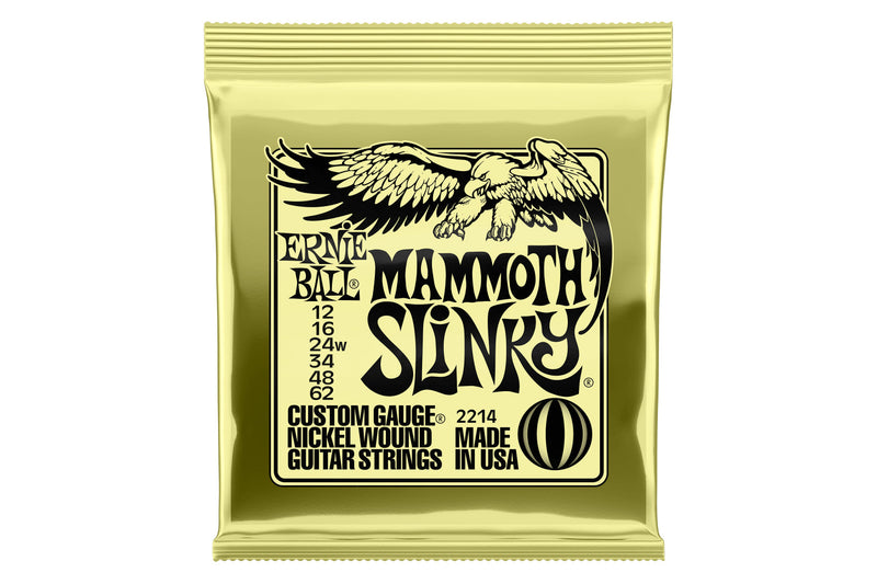 สายกีต้าร์ไฟฟ้า Ernie Ball Mammoth Slinky Nickle Wound Electric Guitar Strings - 12-62 Gauge