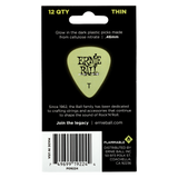 ปิ๊กกีต้าร์ Ernie Ball Super Glow Cellulose Picks (12 ตัว)