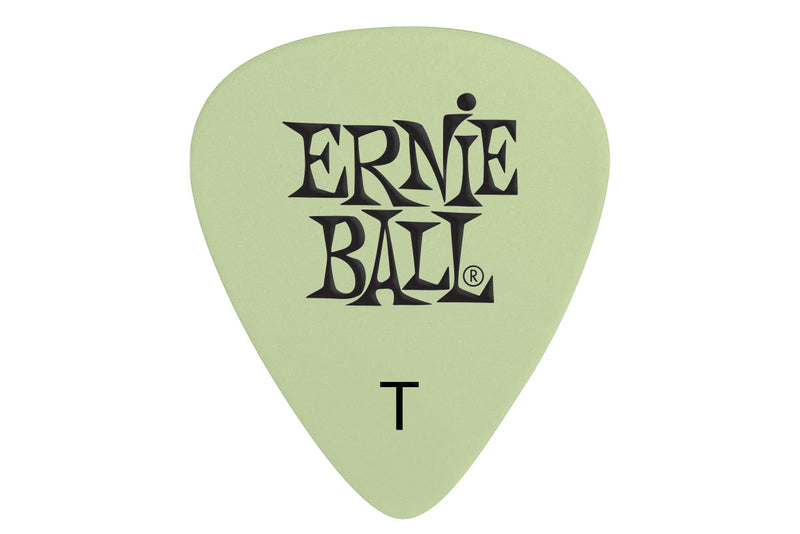 ปิ๊กกีต้าร์ Ernie Ball Super Glow Cellulose Picks (12 ตัว)