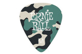 ปิ๊กกีต้าร์ Ernie Ball Camouflage Cellulose Picks (12 ตัว)