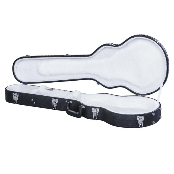 กล่องเคสกีต้าร์ไฟฟ้า Gibson Les Paul Hardshell Case Black with White Interior