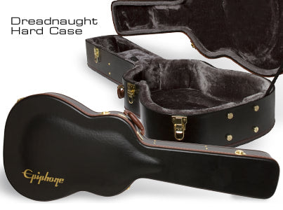 กล่องเคสกีต้าร์โปร่ง EPIPHONE ACOUSTIC DREADNAUGHT HARD CASE