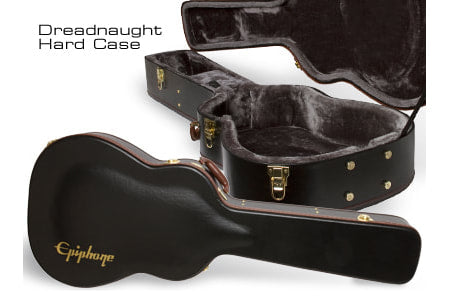 กล่องเคสกีต้าร์โปร่ง EPIPHONE ACOUSTIC DREADNAUGHT HARD CASE