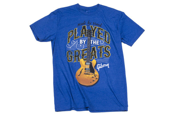 เสื้อยืด Gibson Played By The Greats T (Royal)