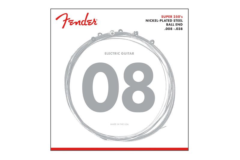 สายกีต้าร์ไฟฟ้า FENDER SUPER 250'S NICKEL-PLATED STEEL STRINGS