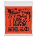 สายกีต้าร์ไฟฟ้า ERNIE BALL SKINNY TOP HEAVY BOTTOM SLINKY 8-STRING ELECTRIC GUITAR STRINGS - 9-80 GAUGE