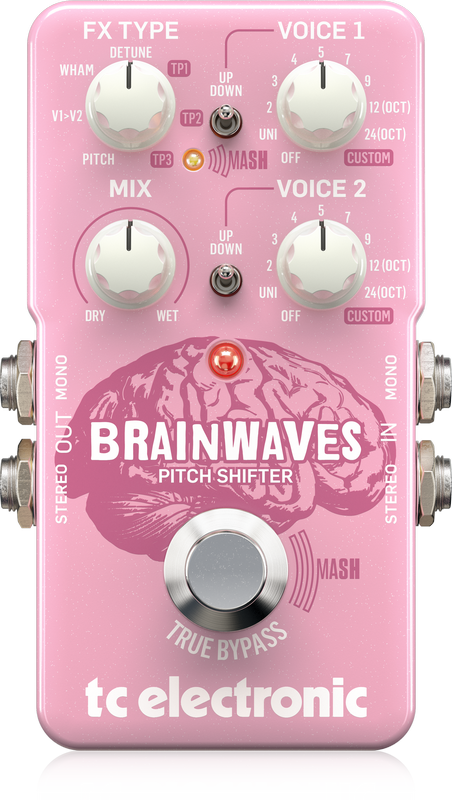 เอฟเฟคกีต้าร์ไฟฟ้า TC ELECTRONIC BRAINWAVES PITCH SHIFTER