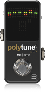 เครื่องตั้งสายกีต้าร์ จูนเนอร์กีต้าร์ TC ELECTRONIC POLYTUNE 3 NOIR