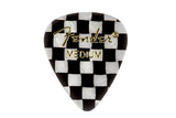 ปิ๊กกีต้าร์ FENDER 351 SHAPE CHECKER PICKS (12 PER PACK)