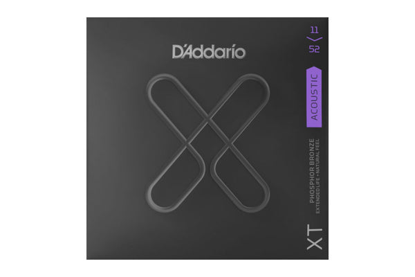 สายกีต้าร์โปร่ง DADDARIO XT ACOUSTIC STRING PHOSPHOR BRONZE CUSTOM LIGHT 11-52