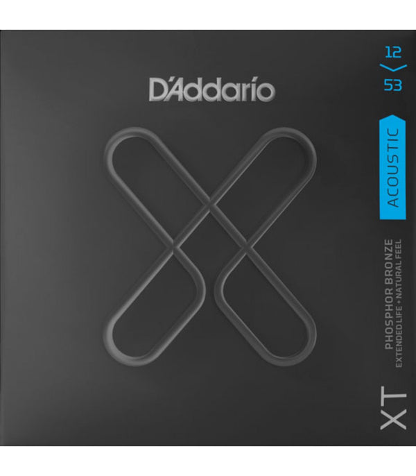 สายกีต้าร์โปร่ง DADDARIO XT ACOUSTIC STRING PHOSPHOR BRONZE LIGHT 12-53