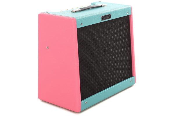 แอมป์กีต้าร์ไฟฟ้า FENDER AMP BLUES JR IV L.A. VICE PINK/SEA FOAM GREEN