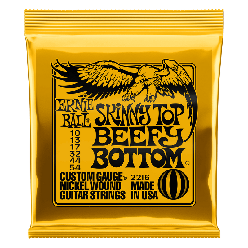 สายกีต้าร์ไฟฟ้า Ernie Ball Skinny Top Beefy Bottom Slinky Nickel Wound Electric Guitar Strings 10 - 54 Gauge