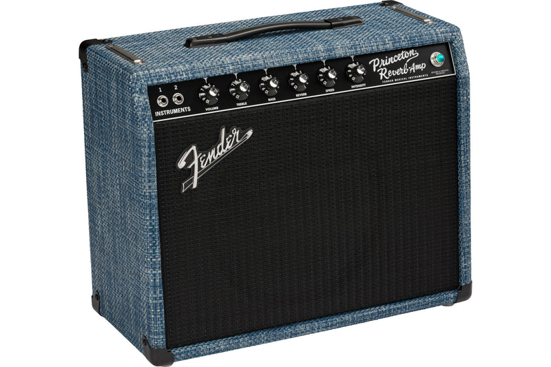 แอมป์กีต้าร์ไฟฟ้า FENDER 2020 LIMITED EDITION PRINCETON REVERB CHILEWICH DENIM