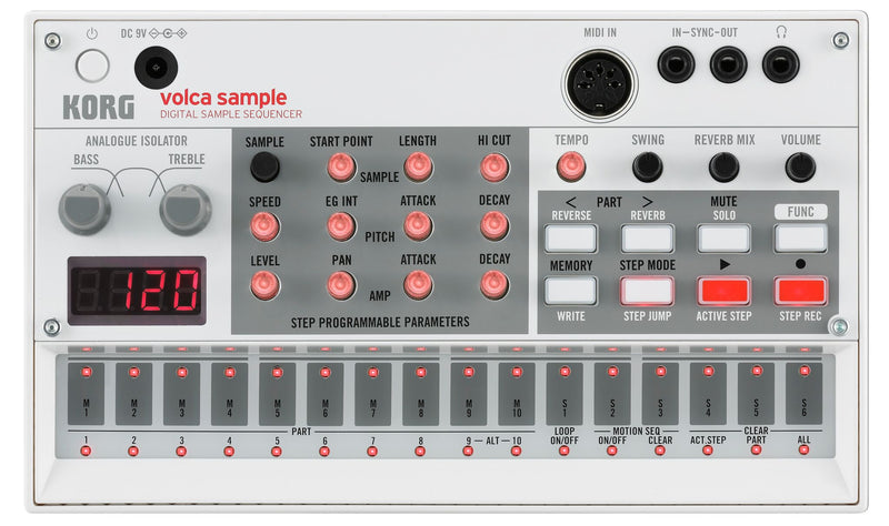 ซินธิไซเซอร์ Korg Volca Sample