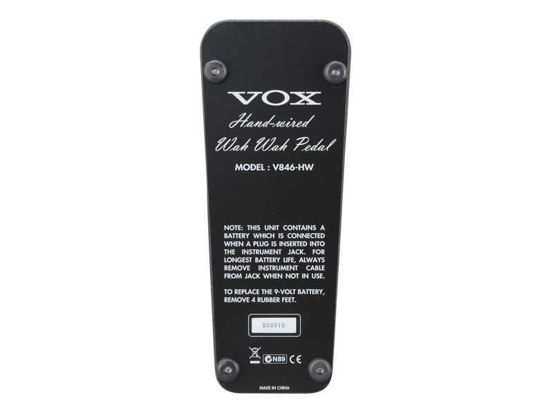 เอฟเฟคกีต้าร์ไฟฟ้า เสียงวาว Vox V846 Hand Wired Wah Pedal