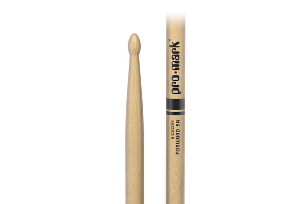 ProMark TX5AW Classic Forward 5A Hickory Drumstick, Oval Wood Tip